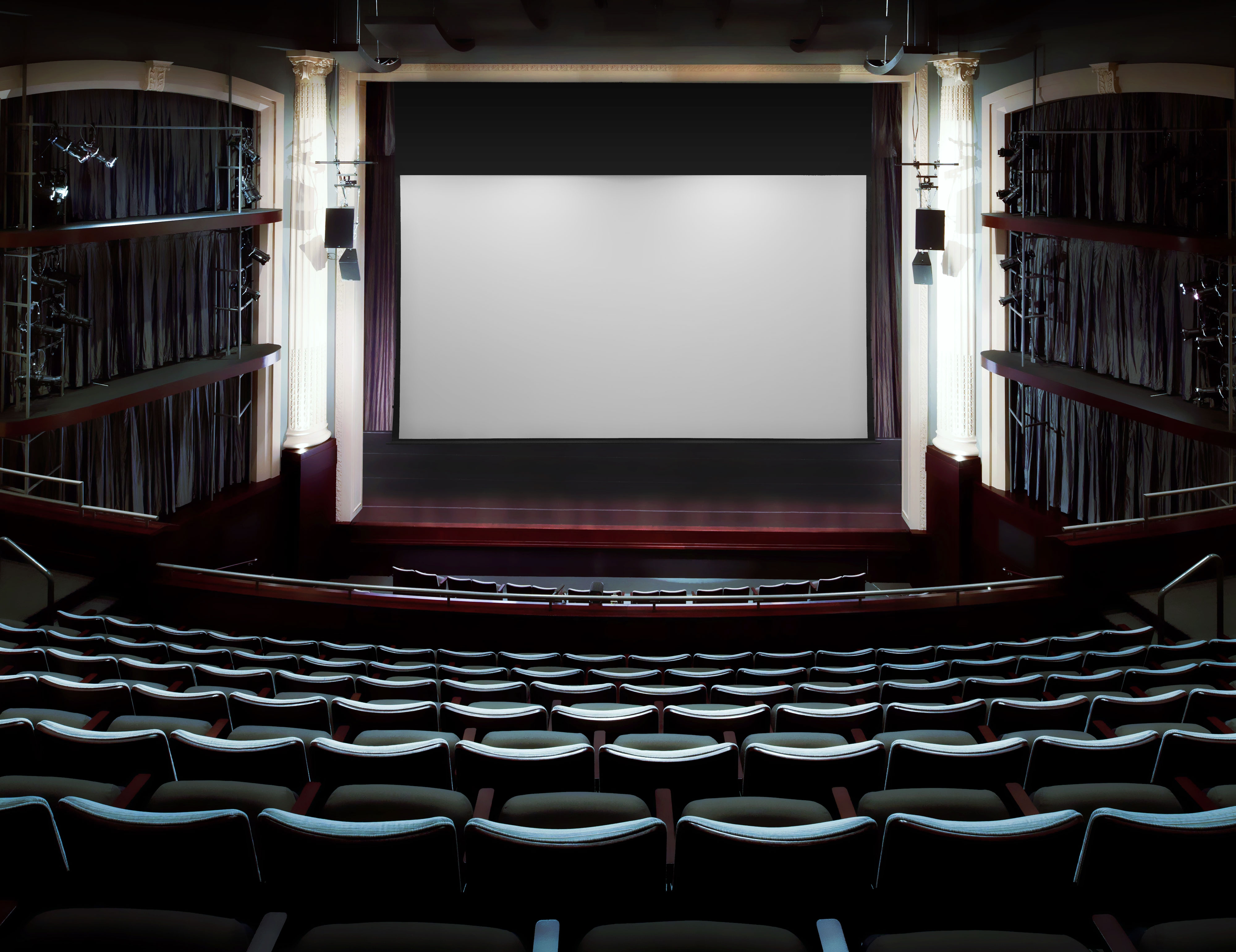 Large Studio Electric Cinema Projection Screens